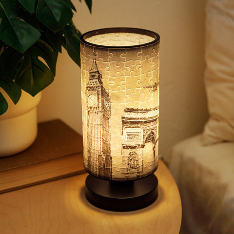 Pintoo JB1003 European Architecture - Puzzle Table Lamp Jigsaw Puzzle