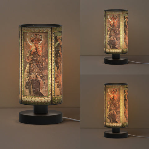 Pintoo JB1006 The Moon and the Stars - Puzzle Table Lamp Jigsaw Puzzle by Mucha