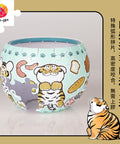 Pintoo K1088 One Big Byte by Alexander the Fat Tiger - Flower Pot Jigsaw Puzzle