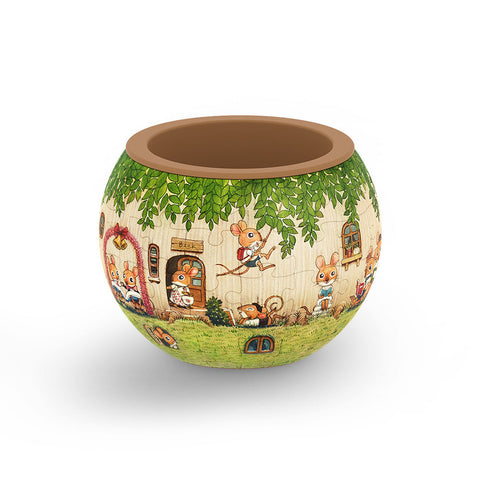 Pintoo K1102 Happy Reading - Flower Pot Jigsaw Puzzle by SMART