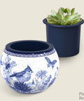 Pintoo K1115 Oriental Birds and Flowers - Flower Pot Jigsaw Puzzle