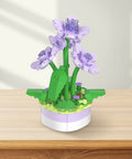 Pintoo KZ1029 Violet - Mini Bricks Potted Plant Jigsaw Puzzle
