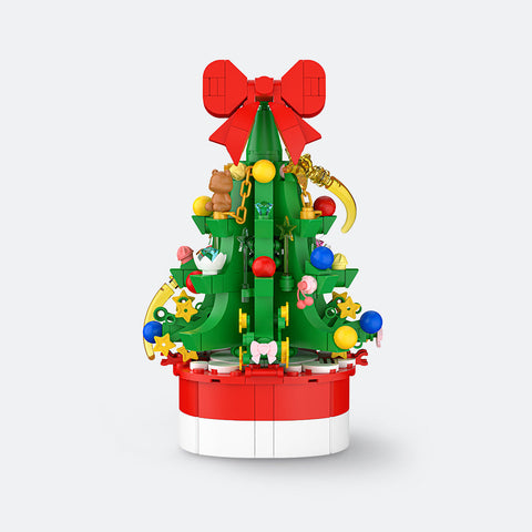 Pintoo KZ1216 Xmas Tree - Mini Bricks Potted Plant Jigsaw Puzzle