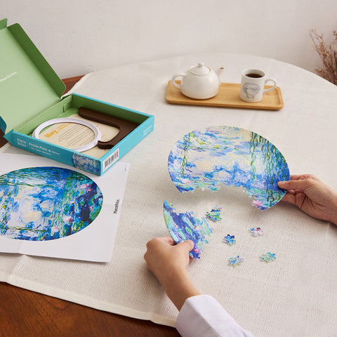 Pintoo PL1006 Nympheas - 3D Puzzle Plate Jigsaw Puzzle by Monet