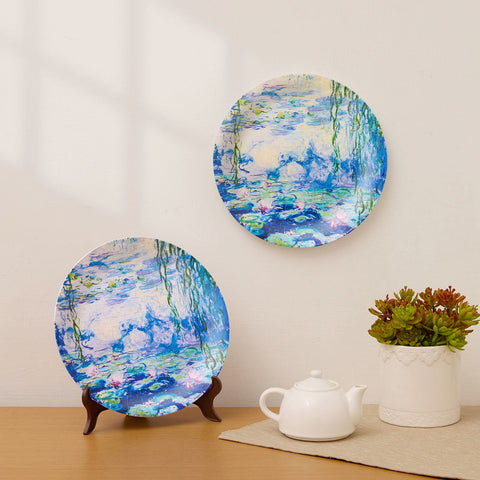 Pintoo PL1006 Nympheas - 3D Puzzle Plate Jigsaw Puzzle by Monet