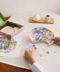 Pintoo PL1009 Easter Bunny Flowers - 3D Puzzle Plate Jigsaw Puzzle