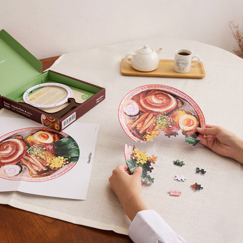 Pintoo PL1012 Soy Sauce Chashu Ramen - 3D Puzzle Plate Jigsaw Puzzle