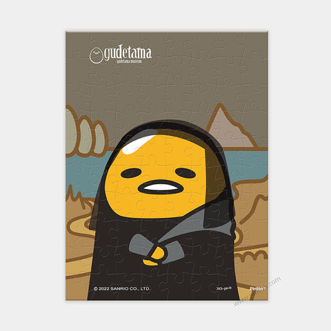 Pintoo - Mona Lisa's Egg Smile - Showpiece XS 80 Piece Jigsaw Puzzle [Q1081] - Gudetama