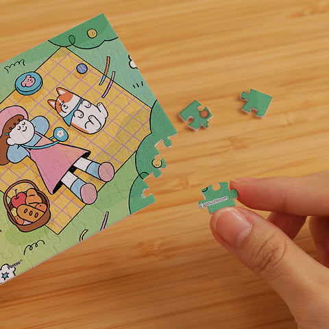 Pintoo Q1318 Outdoor Activities - 80 Piece XS Jigsaw Puzzle by Eat MushRoom