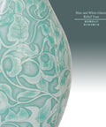 Pintoo S1036 Glazed Relief Vase - 3D Puzzle Vase Jigsaw Puzzle by Blue and White