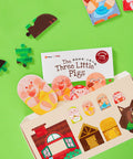 Pintoo T1083 Fairy tales - The Three Little Pigs - Multi-pack Jigsaw Puzzle