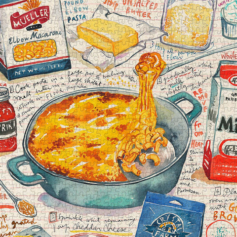 Pintoo U1081 Mac and Cheese - 1008 Piece Jigsaw Puzzle by Lucile Prache