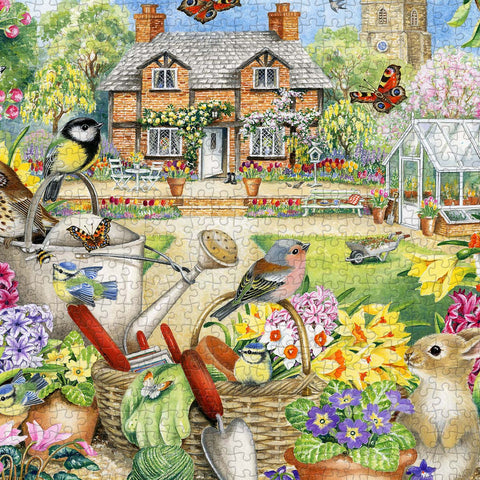 Pintoo U1085 Spring Garden - 1008 Piece Jigsaw Puzzle by Claire Comerford