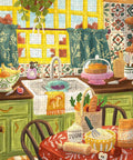 Pintoo U1093 Green Kitchen Sunlight - 1008 Piece Jigsaw Puzzle by Olivia Gibbs