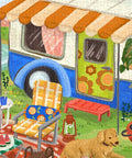 Pintoo U1097 Campervan Camper Day - 504 Piece Jigsaw Puzzle by Olivia Gibbs