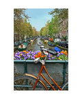 Pintoo U1137 PieceClicks - 504 Piece - Bike Flowers and Canal, Amsterdam