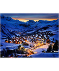 Pintoo U1139 PieceClicks - 1008 Piece - Beautiful Dusk in French Alps Resort