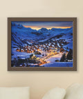Pintoo U1139 PieceClicks - 1008 Piece - Beautiful Dusk in French Alps Resort