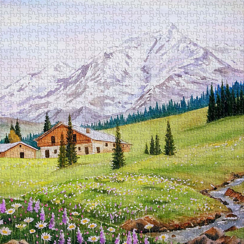 Pintoo U1142 PieceClicks - 1008 Piece - Mountainous Tranquility
