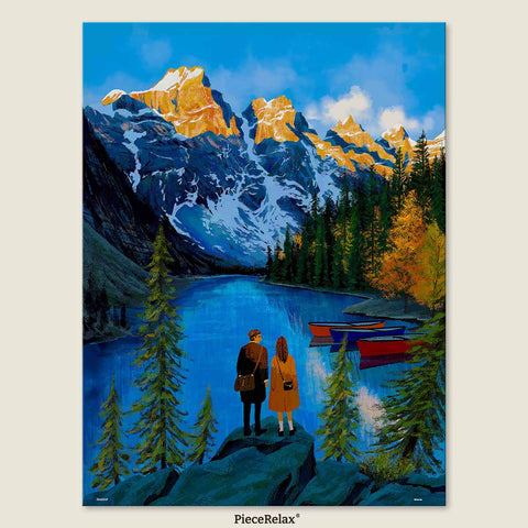 PieceRelax - Moraine Lake Promise - PieceClicks 1008 Pieces [U1210] - Paco Yao