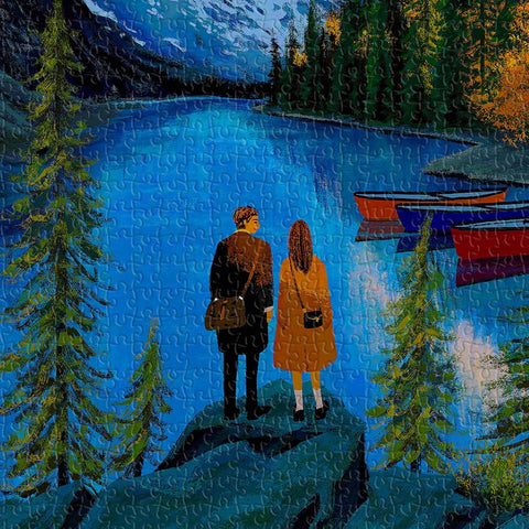 PieceRelax - Moraine Lake Promise - PieceClicks 1008 Pieces [U1210] - Paco Yao