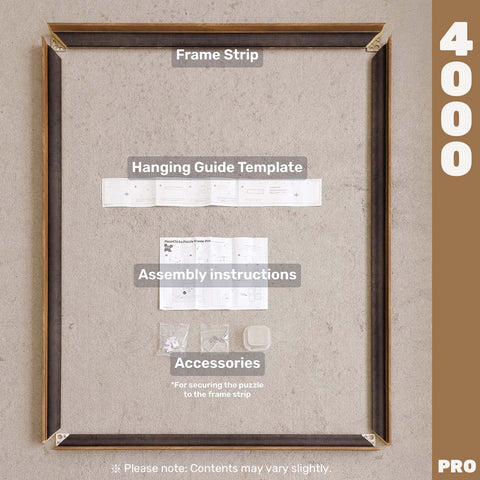 PieceRelax - Chestnut - Pro Frame for PieceRelax 4032 Piece Puzzles [W1259]