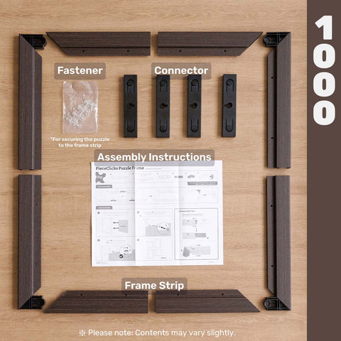 PieceRelax - Dark Maple - Wood Style Frame for PieceRelax 1008 Piece Puzzles [W1262]