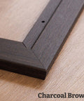 PieceRelax - Charcoal Brown - Wood Style Frame for PieceRelax 1008 Piece Puzzles [W1263]