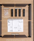 PieceRelax - Charcoal Brown - Wood Style Frame for PieceRelax 1008 Piece Puzzles [W1263]