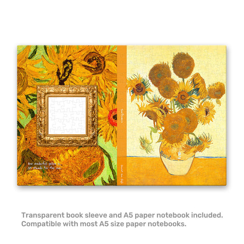 Pintoo YA1064 Sunflowers by Vincent van Gogh - A5 Book Cover