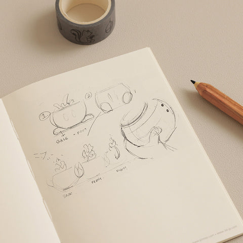 A6 Blank Pages - Notebook Refill