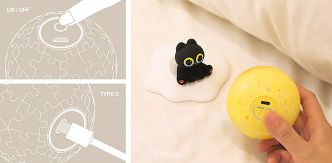 Moonmoon on the Moon -  61 Piece Puzzle Sphere Light