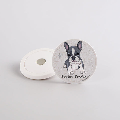 Boston Terrier - 16pcs Jigsaw Puzzle Magnet