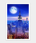 Empire State Building - Moon Night Series - 1000 Piece Jigsaw Puzzle