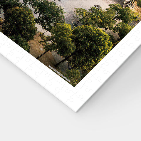 Aerial Photography - Arc De Triomphe, Paris - 1200 Piece Jigsaw Puzzle