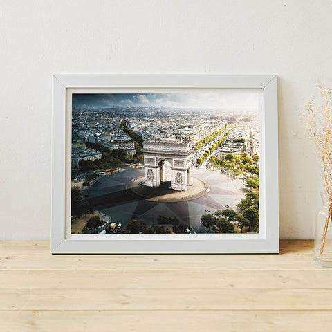 Aerial Photography - Arc De Triomphe, Paris - 1200 Piece Jigsaw Puzzle