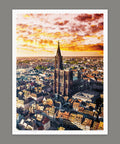 Aerial Photography - Strabourg Cathedral, France - 1200 Piece Jigsaw Puzzle