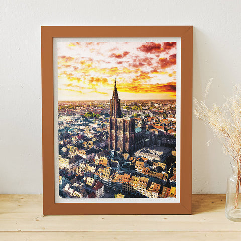 Aerial Photography - Strabourg Cathedral, France - 1200 Piece Jigsaw Puzzle