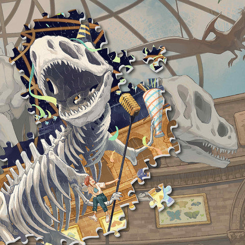 Night at the Nature Museum - 1000 Piece Jigsaw Puzzle (Mystery Puzzle)