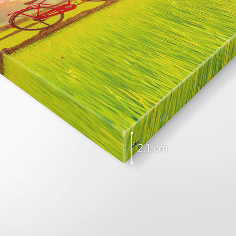 Away from the City - Sun-kissed Green Fields - 366 Piece Jigsaw Puzzle