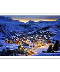Beautiful Dusk in French Alps Resort - 1000 Piece Jigsaw Puzzle